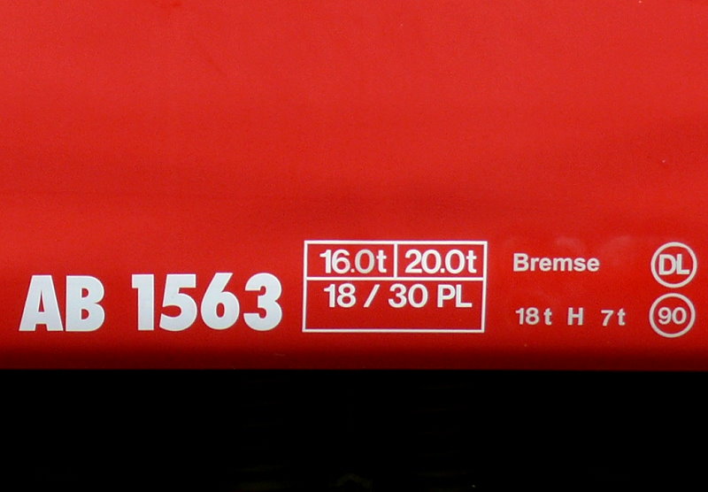 RhB - AB 1563 am 26.07.2010 in St.Moritz - 1./2.Klasse Einheitspersonenwagen (Typ II) - Anschriftenfeld
