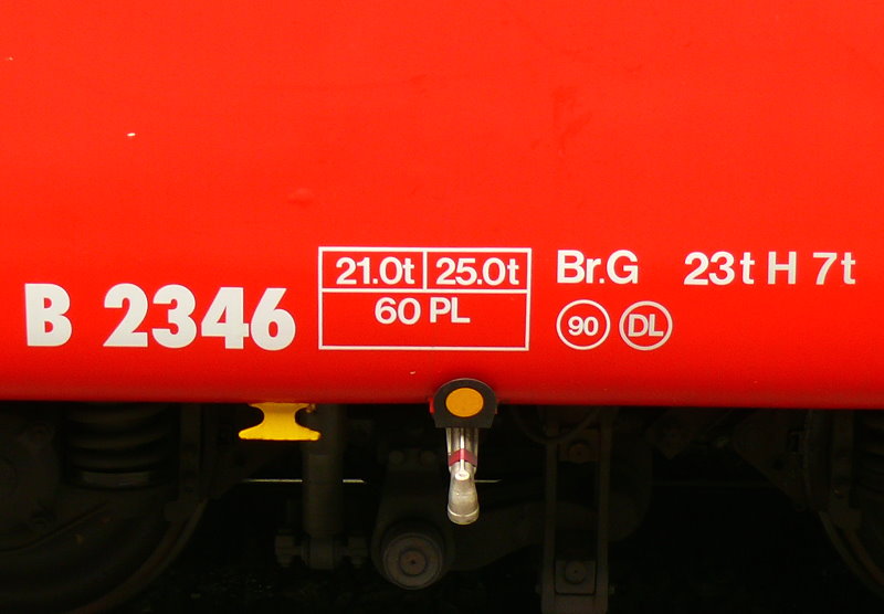 RhB - B 2346 am 19.07.2013 in St.Moritz - 2.Klasse Einheitspersonenwagen (Typ 1) - Anschriftenfeld
