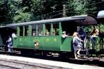 BC Museumsbahn - ex GFM C² 23 am 31.05.1993 im Depot Chaulin - 3.Klasse-Personenwagen - Baujahr 1903 - SWS - Fahrzeuggewicht 7,50t - LüP 8,90m - Sitzplätze 24 - zulässige