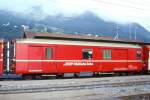 RhB - D 4210 - Gep�ckwagen am 19.06.1999 in Landquart - �bernahme 14.01.1961 - FFA/SIG - Fahrzeuggewicht 14,00t - Zuladung 8,00t - L�P 13,74m - zul�ssige Geschwindigkeit 90 km/h.-  �2=11.03.1994 -