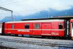 RhB - D 4210 - Gep�ckwagen am 19.06.1999 in Landquart - �bernahme 14.01.1961 - FFA/SIG - Fahrzeuggewicht 14,00t - Zuladung 8,00t - L�P 13,74m - zul�ssige Geschwindigkeit 90 km/h.-  �2=11.03.1994 -