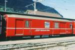 RhB - D 4210 - Gep�ckwagen am 02.10.1999 in Landquart - �bernahme 14.01.1961 - FFA/SIG - Fahrzeuggewicht 14,00t - Zuladung 8,00t - L�P 13,74m - zul�ssige Geschwindigkeit 90 km/h.-  �2=11.03.1994 -