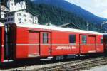 RhB - D 4213 - Gep�ckwagen am 06.06.1993 in Disentis - �bernahme 15.12.1960 - FFA/SIG - Fahrzeuggewicht 14,00t - Zuladung 8,00t - L�P 13,74m - zul�ssige Geschwindigkeit 90 km/h.-  �2=03.04.1992 -