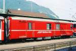 RhB - D 4213 - Gep�ckwagen am 06.09.1996 in Landquaret - �bernahme 15.12.1960 - FFA/SIG - Fahrzeuggewicht 14,00t - Zuladung 8,00t - L�P 13,74m - zul�ssige Geschwindigkeit 90 km/h.-  �2=03.04.1992 -