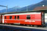 RhB - D 4214 - Gep�ckwagen am 04.07.1999 in Landquart - �bernahme 17.02.1970 - SWS - Fahrzeuggewicht 14,00t - Zuladung 8,00t - L�P 13,74m - zul�ssige Geschwindigkeit 90 km/h.- �3=16.04.1987