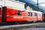 RhB - D 4225 - Gep�ckwagen am 24.08.1997 in Disentis - �bernahme 15.04.1980 - SWS/SWP - Fahrzeuggewicht 14,00t - Zuladung 8,00t - L�P 13,74m - zul�ssige Geschwindigkeit 90 km/h.- �2=16.09.1992 -