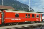 RhB - D 4226 - Gep�ckwagen am 28.08.1997 in Landquart - �bernahme 15.04.1980 - SWS/SWP - Fahrzeuggewicht 14,00t - Zuladung 8,00t - L�P 13,74m - zul�ssige Geschwindigkeit 90 km/h.- �2=23.07.1992 -