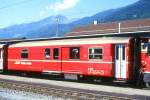 RhB - D 4226 - Gep�ckwagen am 23.08.2000 in Landquart - �bernahme 15.04.1980 - SWS/SWP - Fahrzeuggewicht 14,00t - Zuladung 8,00t - L�P 13,74m - zul�ssige Geschwindigkeit 90 km/h.- �2=23.07.1992 -
