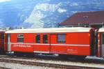 RhB - DZ 4231 - Gep�ckwagen mit Postabteil am 06.09.1996 in Chur - �bernahme 17.02.1969 - SWS/SWP - Fahrzeuggewicht 9,00t - Zuladung 8,00t - L�P 11,92m - zul�ssige Geschwindigkeit 80 km/h.-