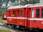 DS 4222 - Gep�ckwagen am 20.07.2014 in St.Moritz - �bernahme 14.03.1980 - SWS/SWP - Fahrzeuggewicht 17,00t - Zuladung 5,00t - L�P 13,74m - zul�ssige Geschwindigkeit 90 km/h.- �2=11.04.1991