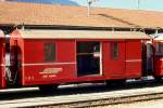 DZ� 4004II GEP�CK- und POSTWAGEN am 09.09.1990 in Chur - Baujahr 1908 - RASTATT/PAG - Fahrzeuggewicht 7,00t - Zuladung 5,00t - L�P 8,72m - V = 60km/h.