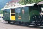 RhB - D� 4052 I - Gep�ckwagen am 21.05.1989 in Chur - Baujahr 1897 - SIG/RhB - Fahrzeuggewicht 8,00t - Zuladung 10,00t - L�P 9,54m - zul�ssige Geschwindigkeit 60 km/h.-  �2=20.05.1989 - Lebenslauf: ex