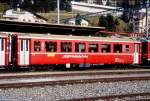 RhB - B 2314 am 13.08.2008 in St.Moritz - 2.Klasse Einheitspersonenwagen (Typ I) verk�rzte Bauart f�r Bernina.Bahn - �bernahme 07.11.