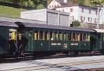 RhB - (WN 9802) angeschrieben B 2138 am 10.10.2008 in Poschiavo - Clubwagen  FILISUR-ST�BLE  2.