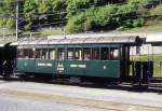 RhB - (WN 9802) angeschrieben B 2138 am 10.10.2008 in Poschiavo - Clubwagen  FILISUR-ST�BLE  2.