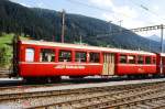 RhB - B 2330 am 21.08.2008 in Davos Platz - 2.Klasse Personenwagen - Mitteleinstiegswagen mittelschwerer Stahlbauart - �bernahme: 05.06.1948 - SWS - Fahrzeuggewicht 21,00t - Sitzpl�tze 64 - L�P 17,63m