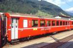 RhB - B 2347 am 22.08.2008 in Zernez - 2.Klasse Einheitspersonenwagen (Typ 1) - �bernahme 23.01.1963 - FFA/SIG/RhB - Fahrzeuggewicht 21,00t - Sitzpl�tze 60 - L�P 18,42m - zul�ssige Geschwindigkeit 90