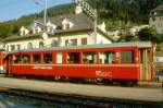 RhB - B 2114 am 24.08.1997 in Disentis - 2.Klasse Leichtstahlwagen, geeignet f�r Krankentransporte der Armee - �bernahme 17.03.1913 - SIG - Fahrzeuggewicht 19,10t - Sitzpl�tze 64, Stehpl�tze 20 - L�P