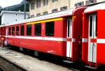 RhB - AB 1563 am 26.07.2010 in St.Moritz - 1./2.Klasse Einheitspersonenwagen (Typ II) - �bernahme 18.12.1975 - FFA/SWP - Fahrzeuggewicht 16,00t - Sitzpl�tze 18/28 - L�P 18,50m - zul�ssige