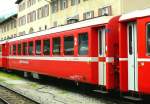 RhB - B 2346 am 19.07.2013 in St.Moritz - 2.Klasse Einheitspersonenwagen (Typ 1) - �bernahme 20.12.1963 - FFA/SIG/RhB - Fahrzeuggewicht 21,00t - Sitzpl�tze 60 - L�P 18,42m - zul�ssige Geschwindigkeit