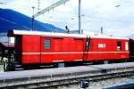 RhB - Z 78 am 11.06.1993 in Chur - Baujahr 1959 - SWS - Fahrzeuggewicht 17,00t - Ladegewicht 8,00t - L�P 14,41m - zul�ssige Geschwindigkeit 90 km/h - �2=21.02.1990 - Lebenslauf: ex Z4� 78 - 1964 Z� 78