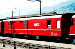 RhB - Z 79 am 22.05.1991 in Landquart - Baujahr 1960 - SWS - Fahrzeuggewicht 17,00t - Ladegewicht 8,00t - L�P 14,41m - zul�ssige Geschwindigkeit 90 km/h - �2=08.02.1991 - Lebenslauf: ex Z4� 79 - 1964
