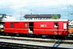 RhB - Z 80 am 11.05.1994 in Chur - �bernahme 06.04.1960 - SWS - Fahrzeuggewicht 17,00t - Ladegewicht 8,00t - L�P 14,43m - zul�ssige Geschwindigkeit 90 km/h - �1=01.03.1991 - Lebenslauf: ex Z4� 80 -